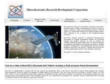 Tablet Screenshot of micro-rdc.com